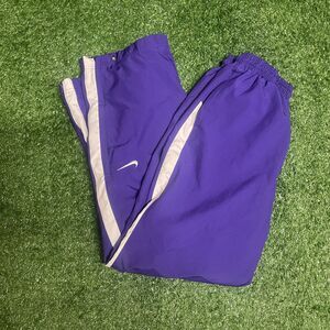 Nike Y2K Purple Track Pants Men’s Medium Athletic Warm Up Vintage 2000s